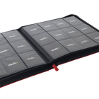 Vault X: 12-Pocket Exo-Tec® Zip Binder (Fire Red)