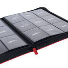Vault X: 9-Pocket Exo-Tec® Zip Binder (Fire Red)