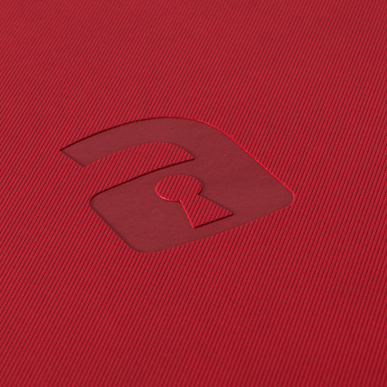 Vault X: 12-Pocket Exo-Tec® Zip Binder (Fire Red)