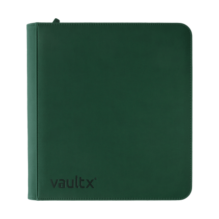 Vault X: 12-Pocket Exo-Tec® Zip Binder (Forest Green)