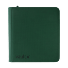 Vault X: 12-Pocket Exo-Tec® Zip Binder (Forest Green)