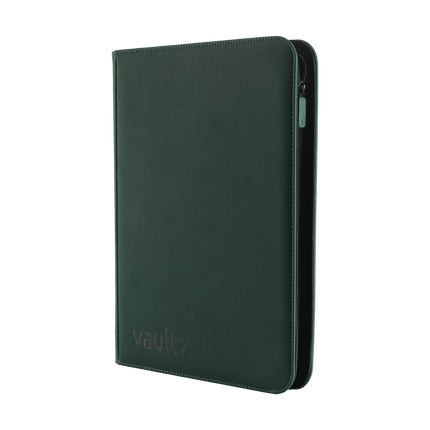 Vault X: 9-Pocket Exo-Tec® Zip Binder (Forest Green)