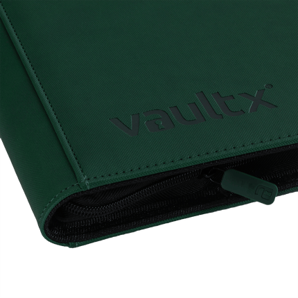 Vault X: 12-Pocket Exo-Tec® Zip Binder (Forest Green)