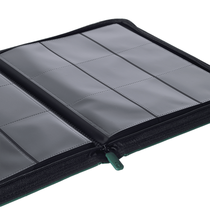 Vault X: 9-Pocket Exo-Tec® Zip Binder (Forest Green)
