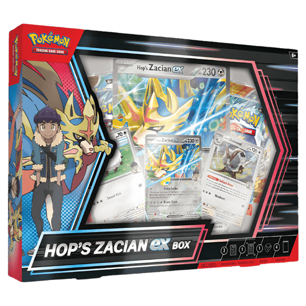 [PRE-ORDER] Hop's Zacian EX Box - Coasties Collectibles
