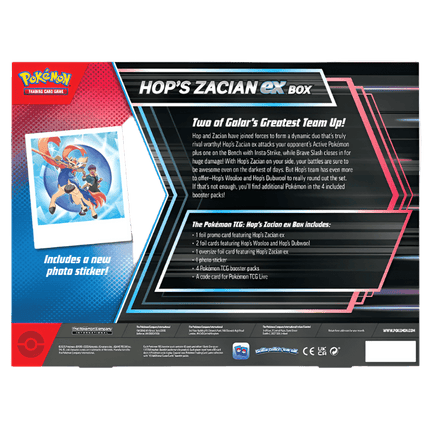 [PRE-ORDER] Hop's Zacian EX Box - Coasties Collectibles