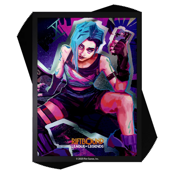 Riftbound: League of Legends TCG - Origins - Art Sleeves - Jinx (100 Sleeves)