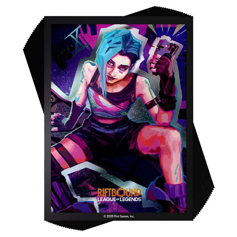 Riftbound: League of Legends TCG - Origins - Art Sleeves - Jinx (100 Sleeves)