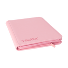 Vault X: 9-Pocket Exo-Tec® Zip Binder (Just Pink)