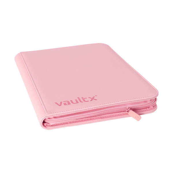 Vault X: 9-Pocket Exo-Tec® Zip Binder (Just Pink)
