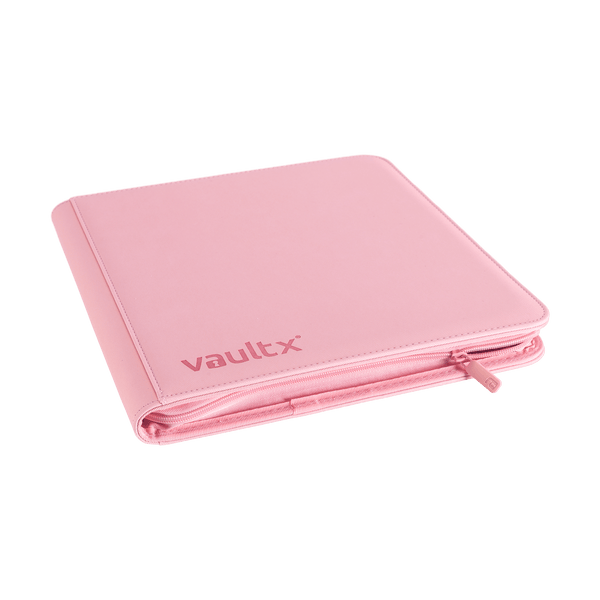 Vault X: 12-Pocket Exo-Tec® Zip Binder (Just Pink)