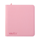 Vault X: 12-Pocket Exo-Tec® Zip Binder (Just Pink)