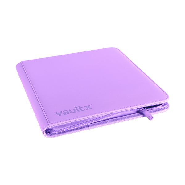 Vault X: 12-Pocket Exo-Tec® Zip Binder (Just Purple)