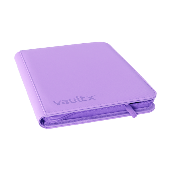 Vault X: 9-Pocket Exo-Tec® Zip Binder (Just Purple)