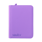 Vault X: 4-Pocket Exo-Tec® Zip Binder (Just Purple)