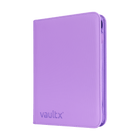 Vault X: 9-Pocket Exo-Tec® Zip Binder (Just Purple)