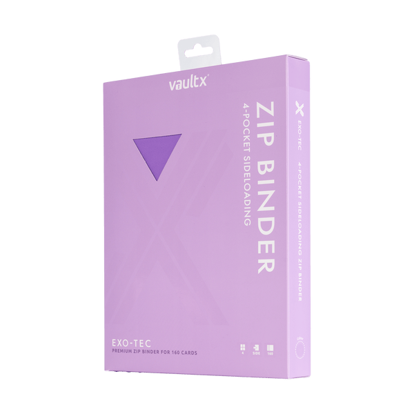 Vault X: 4-Pocket Exo-Tec® Zip Binder (Just Purple)