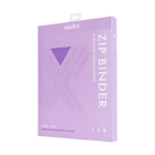 Vault X: 9-Pocket Exo-Tec® Zip Binder (Just Purple)