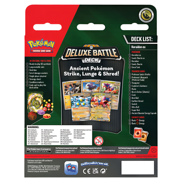 Pokemon TCG: Koraidon Ex Deluxe Battle Deck