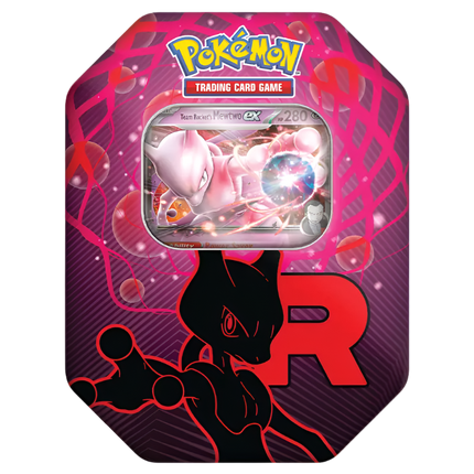 Pokemon TCG: Scarlet & Violet - Team Rocket Tin - Team Rocket's Mewtwo ex