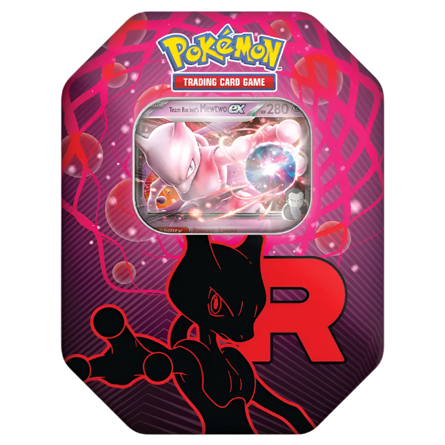 Pokemon TCG: Scarlet & Violet - Team Rocket Tin - Team Rocket's Mewtwo ex