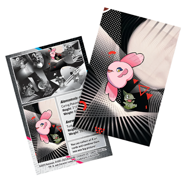 Pokemon TCG: Black Bolt & White Flare Mini Tin - Axew & Alomomona