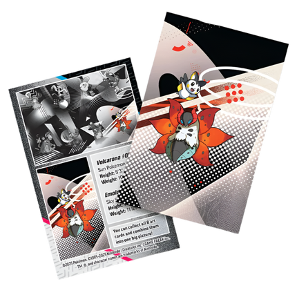 [PRE-ORDER] Pokemon TCG: Black Bolt & White Flare Mini Tin - Volcarona & Emolga