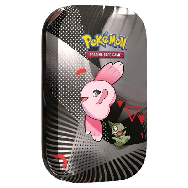 Pokemon TCG: Black Bolt & White Flare Mini Tin - Axew & Alomomona
