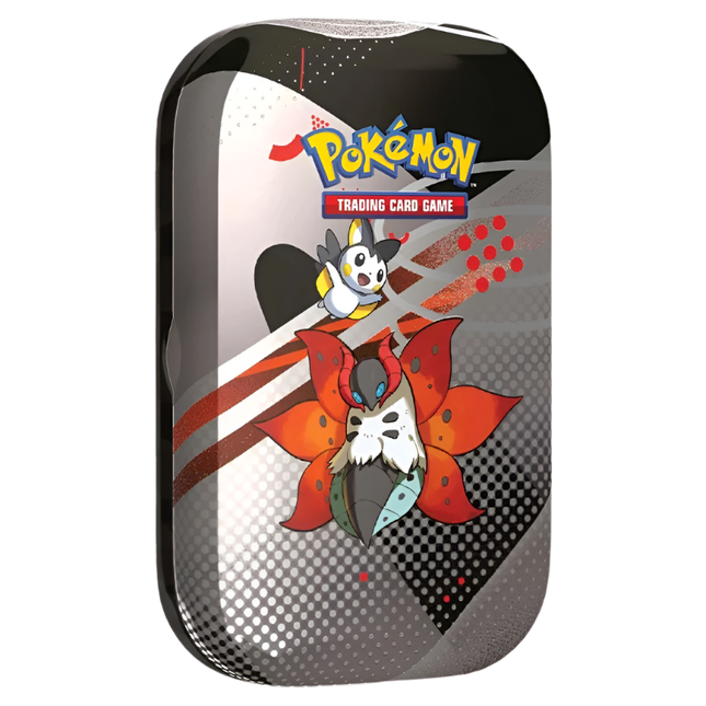 [PRE-ORDER] Pokemon TCG: Black Bolt & White Flare Mini Tin - Volcarona & Emolga