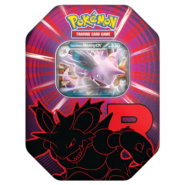 Pokemon TCG: Scarlet & Violet - Team Rocket Tin - Team Rocket's Nidoking ex
