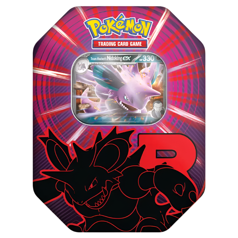 Pokemon TCG: Scarlet & Violet - Team Rocket Tin - Team Rocket's Nidoking ex