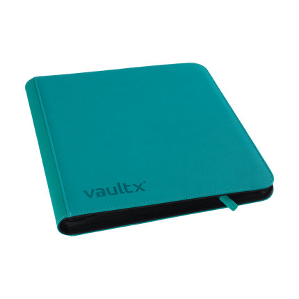 Vault X: 12-Pocket Exo-Tec® Zip Binder (Ocean Blue)