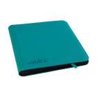 Vault X: 12-Pocket Exo-Tec® Zip Binder (Ocean Blue)