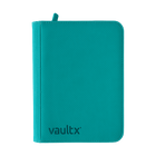 Vault X: 4-Pocket Exo-Tec® Zip Binder (Ocean Blue)