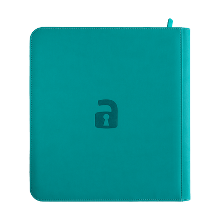 Vault X: 12-Pocket Exo-Tec® Zip Binder (Ocean Blue)
