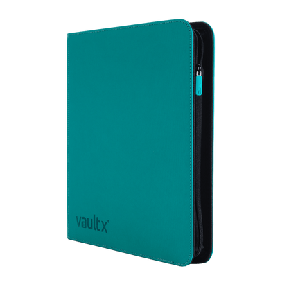 Vault X: 12-Pocket Exo-Tec® Zip Binder (Ocean Blue)