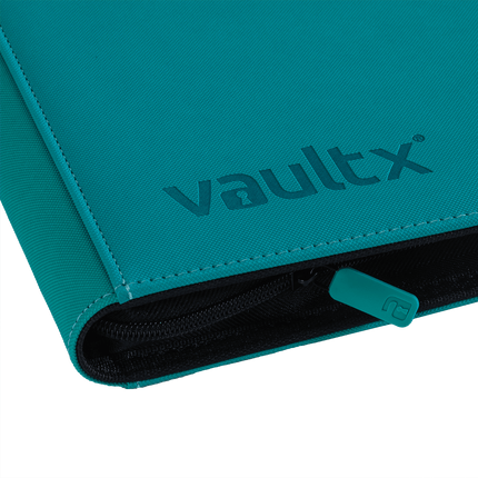 Vault X: 12-Pocket Exo-Tec® Zip Binder (Ocean Blue)