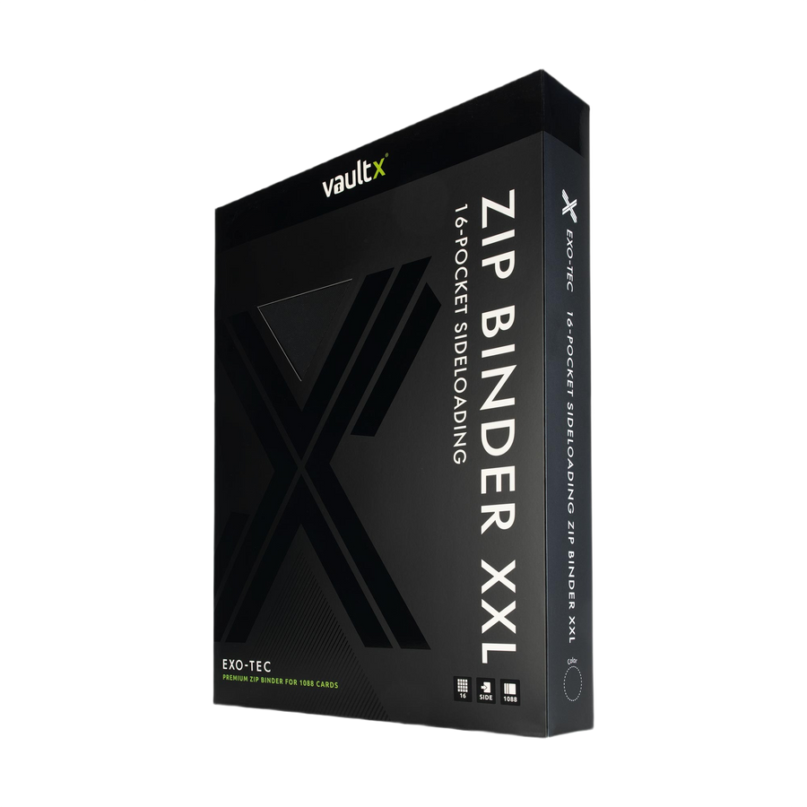 Vault X: 16-Pocket XXL Exo-Tec® Zip Binder (Signature Black)