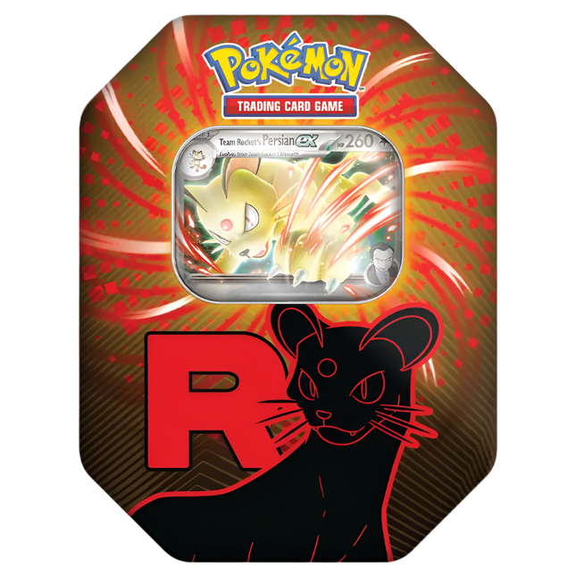 Pokemon TCG: Scarlet & Violet - Team Rocket Tin - Team Rocket's Persian
