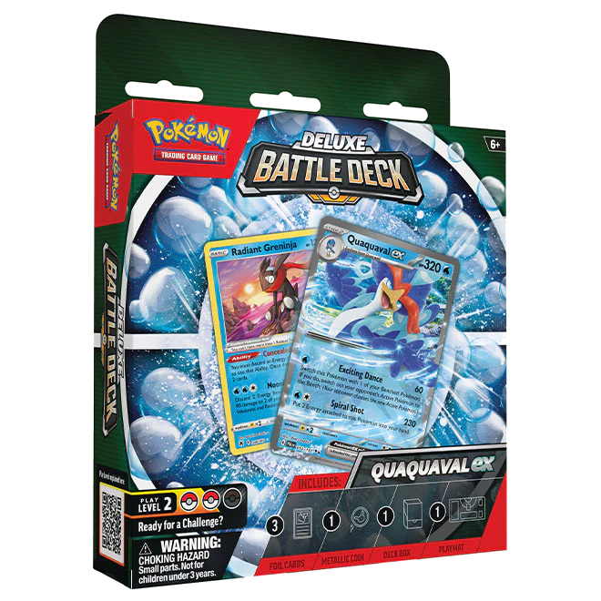 Pokemon TCG: Quaquaval Ex Deluxe Battle Deck