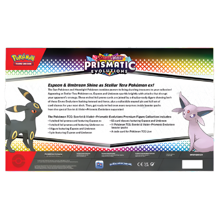 [PRE-ORDER] Pokemon TCG: Scarlet & Violet - Prismatic Evolutions - Premium Figure Collection