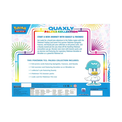 Pokemon TCG: Paldea Collection Box (Quaxly)
