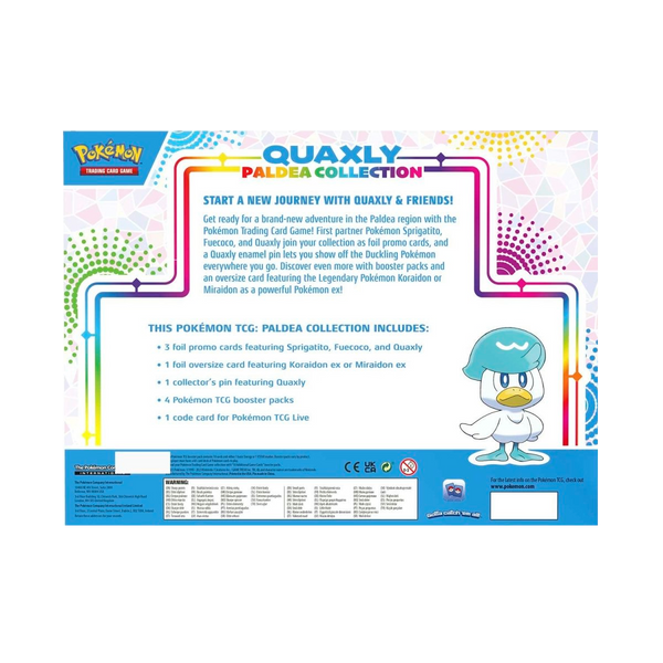 Pokemon TCG: Paldea Collection Box (Quaxly)