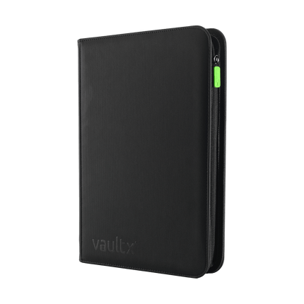 Vault X: 9-Pocket Exo-Tec® Zip Binder (Signature Black)