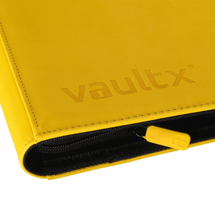 Vault X: 9-Pocket Exo-Tec® Zip Binder (Sunrise Yellow)