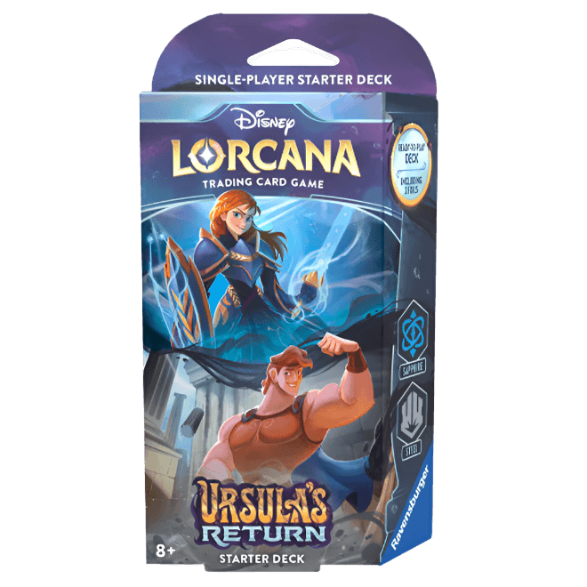 Disney Lorcana Trading Card Game: Ursula's Return - Starter Deck (Anna & Hercules)