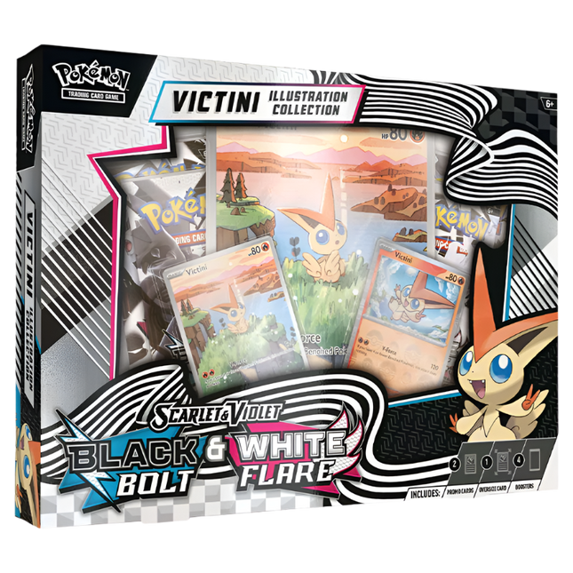 [PRE-ORDER] Pokemon TCG: Black Bolt & White Flare - Victini Illustration Collection