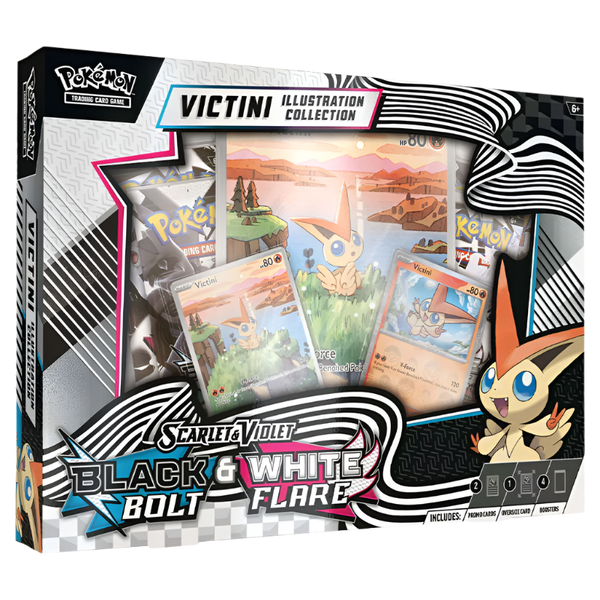 Pokemon TCG: Black Bolt & White Flare - Victini Illustration Collection