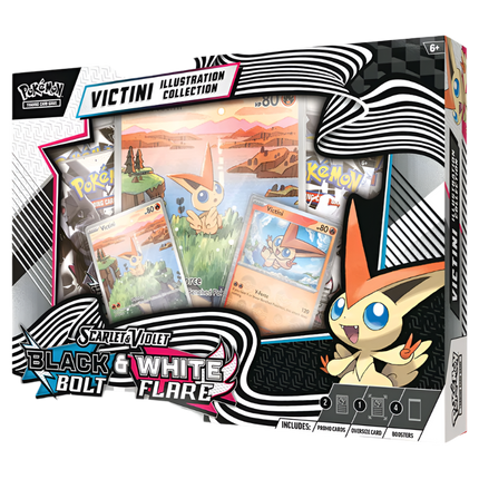 [PRE-ORDER] Pokemon TCG: Black Bolt & White Flare - Victini Illustration Collection