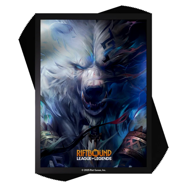 Riftbound: League of Legends TCG - Origins - Art Sleeves - Volibear (100 Sleeves)
